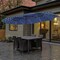 Costway 15FT Twin Patio Double-Sided Umbrella 48 Solar LED Lights Crank Outdoor Wine\Beige\Coffee\Orange\Turquoise